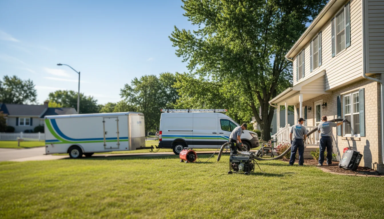 Flooded Basement Restoration And Cleanup With Repair in Waukon, IA near me